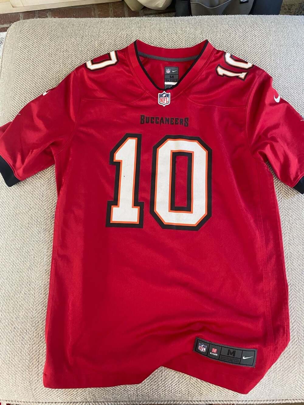 Trey Palmer Tampa Bay Buccaneers Nike Game Jersey Red Medium
